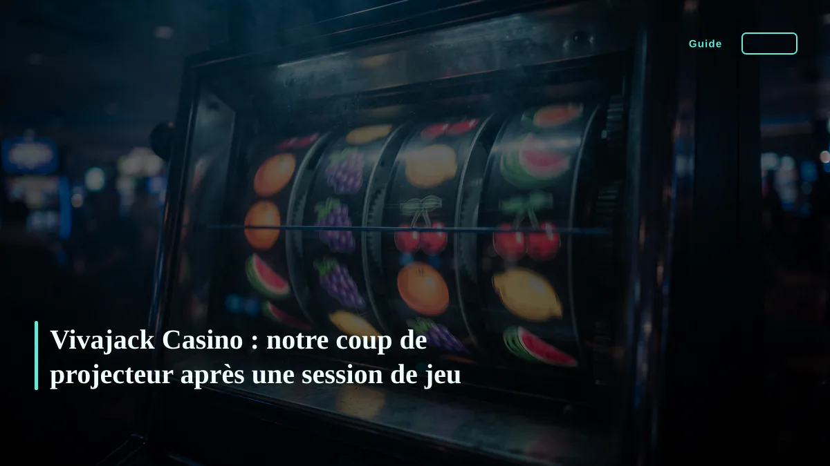 Vivajack Casino : notre coup de projecteur après une session de jeu