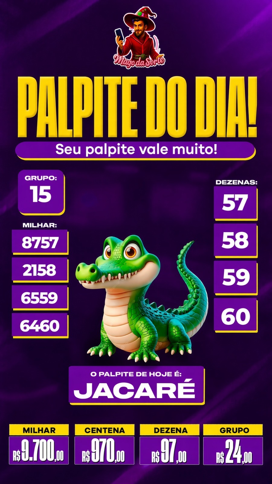 Palpites do Dia