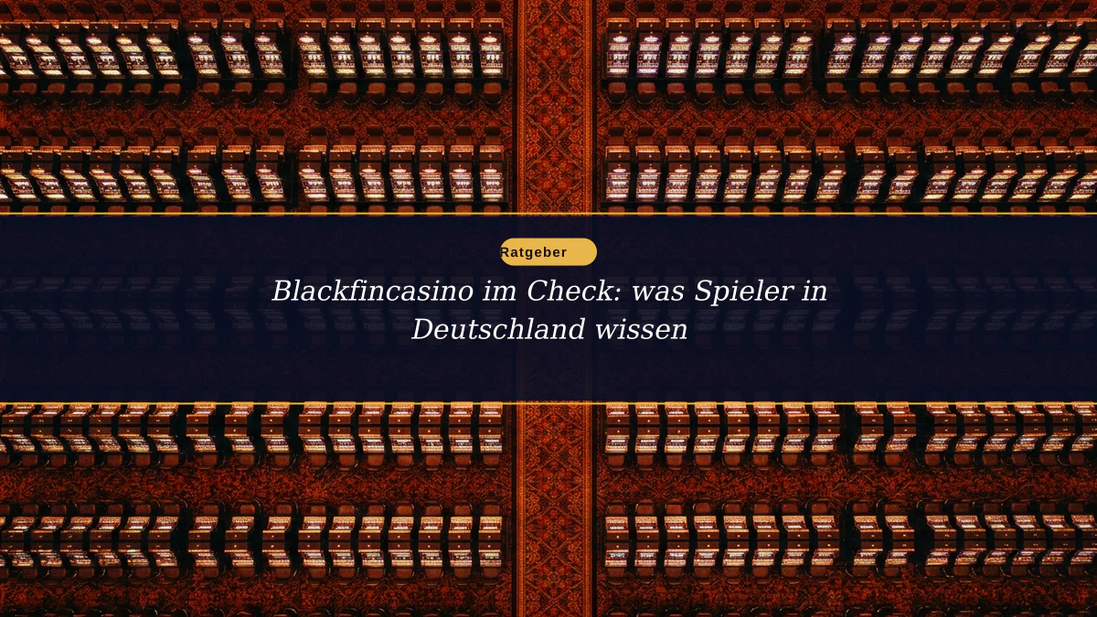 Blackfincasino im Check: was Spieler in Deutschland wissen