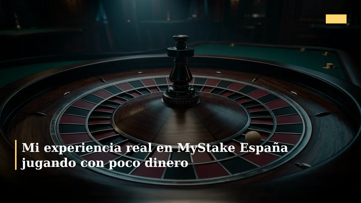 Mi experiencia real en MyStake España jugando con poco dinero