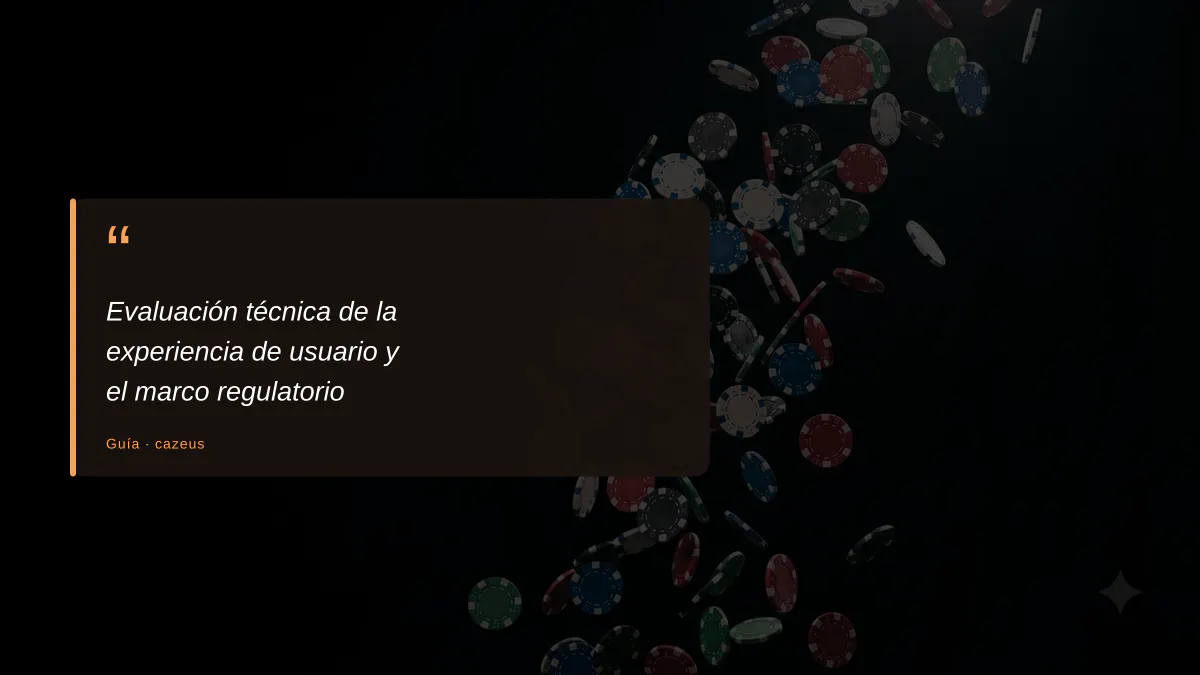 Evaluación técnica de la experiencia de usuario y el marco regulatorio