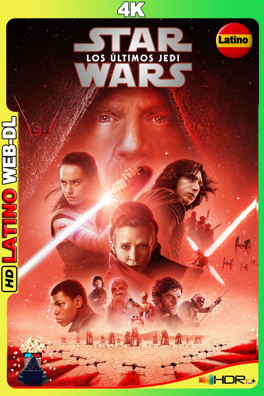 Star Wars – Los últimos Jedi (2017) [2160p] WEB-DL 4K HDR [Latino-Inglés]