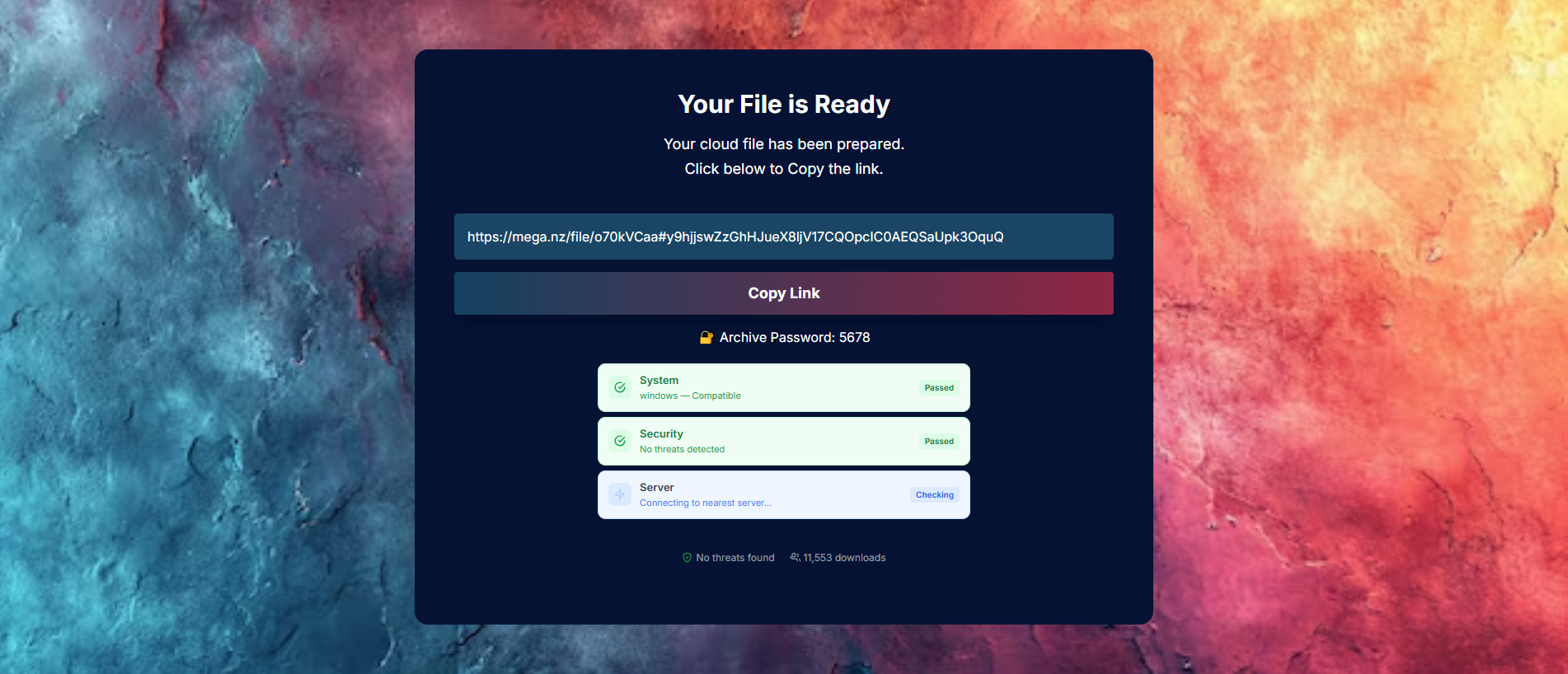 Forensic screenshot of [REDACTED] showing the phishing page layout