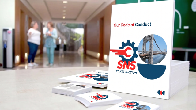 Stack of Code of Conduct booklets