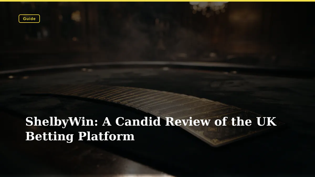 ShelbyWin: A Candid Review of the UK Betting Platform