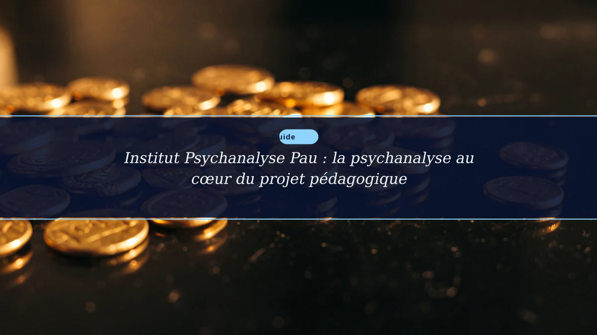 Institut Psychanalyse Pau : la psychanalyse au cœur du projet pédagogique