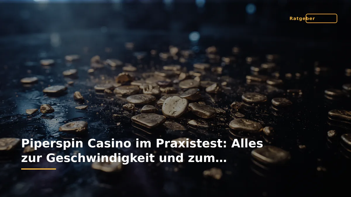 Piperspin Casino im Praxistest: Alles zur Geschwindigkeit und zum Spielangebot