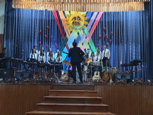 Presentación musical durante la gala