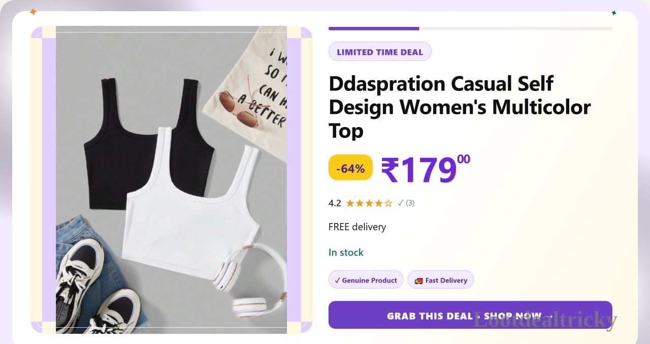   casual Self Design – Just ₹179 | Loot Deal