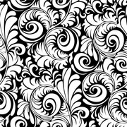 Background Pattern Seamless Texture Black Print Floral Free