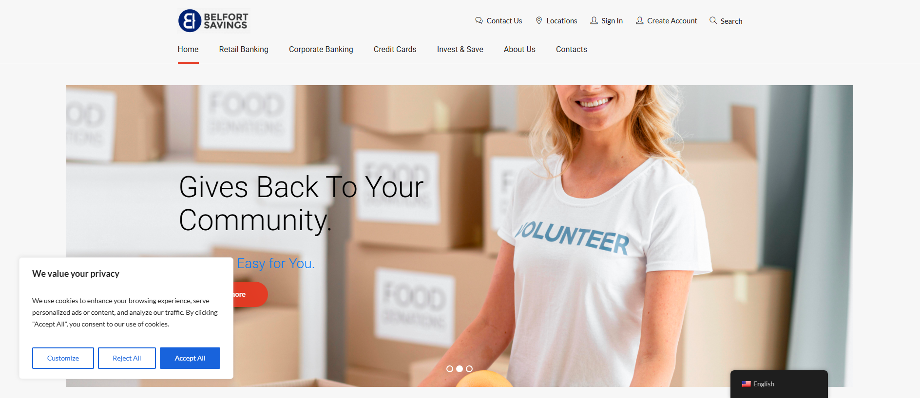 Stored capture of belfortsavings.com