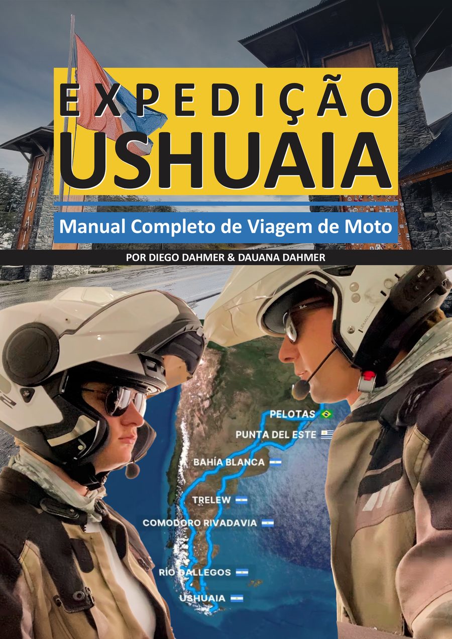 Capa do ebook Expedição Ushuaia: Manual Completo de Viagem de Moto