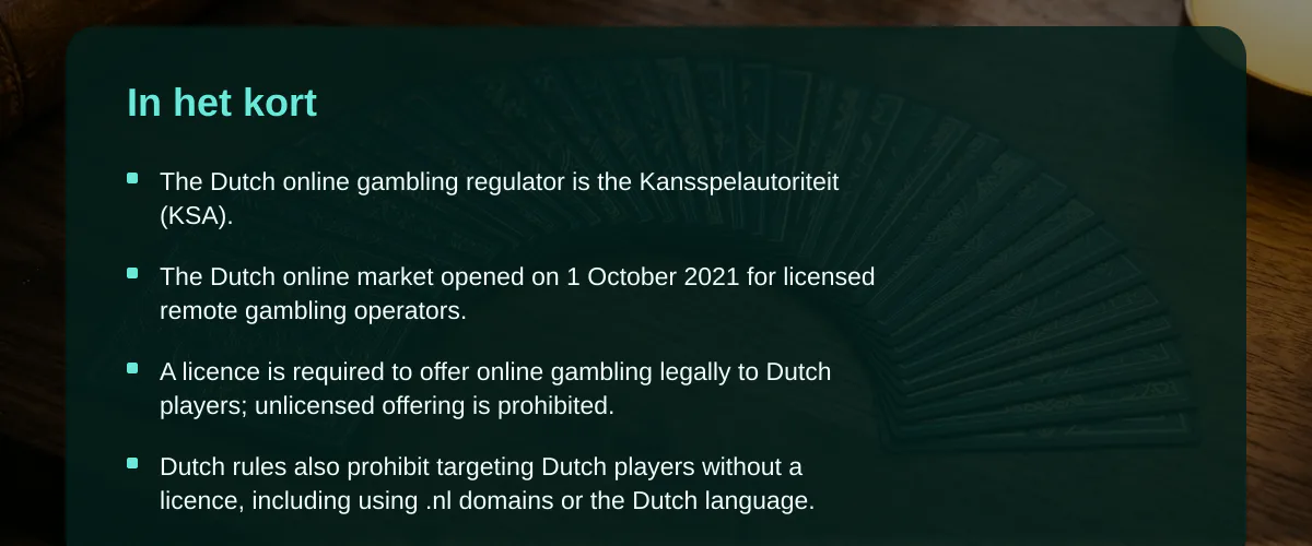 Casino in nederland online voor de serieuze speler — In het kort