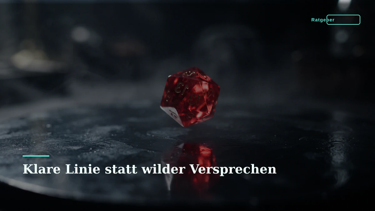 Klare Linie statt wilder Versprechen