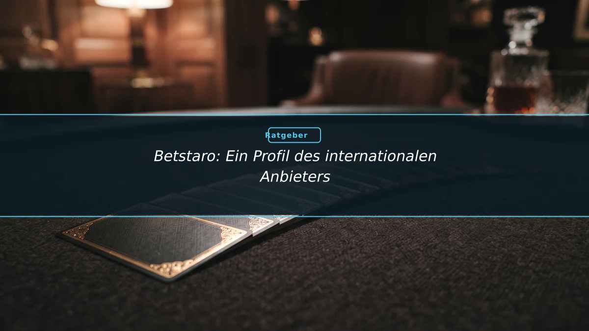 Betstaro: Ein Profil des internationalen Anbieters