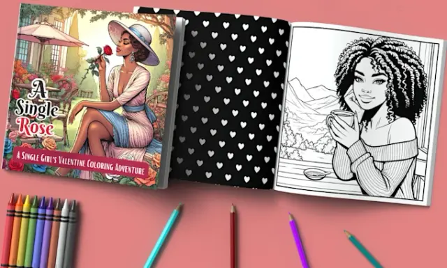 Exemple : couverture et pages de livre de coloriage pour adultes