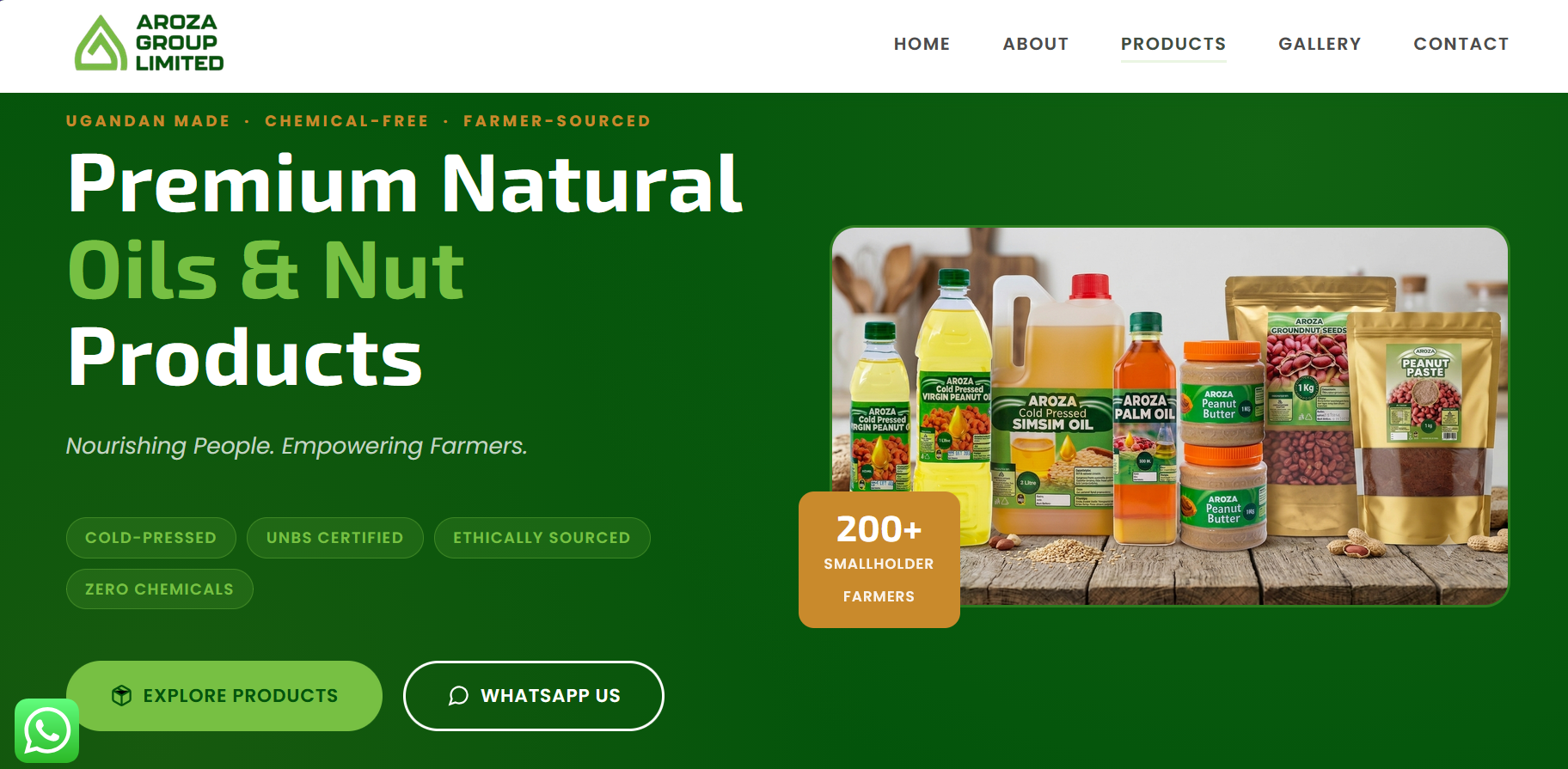 Aroza Group screenshot