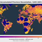 world accumulated devastation heatmap