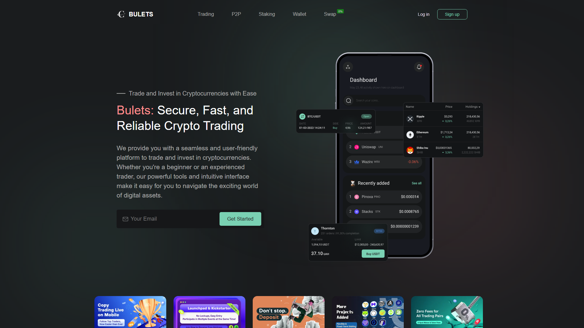 Stored capture of cryptobulets.com
