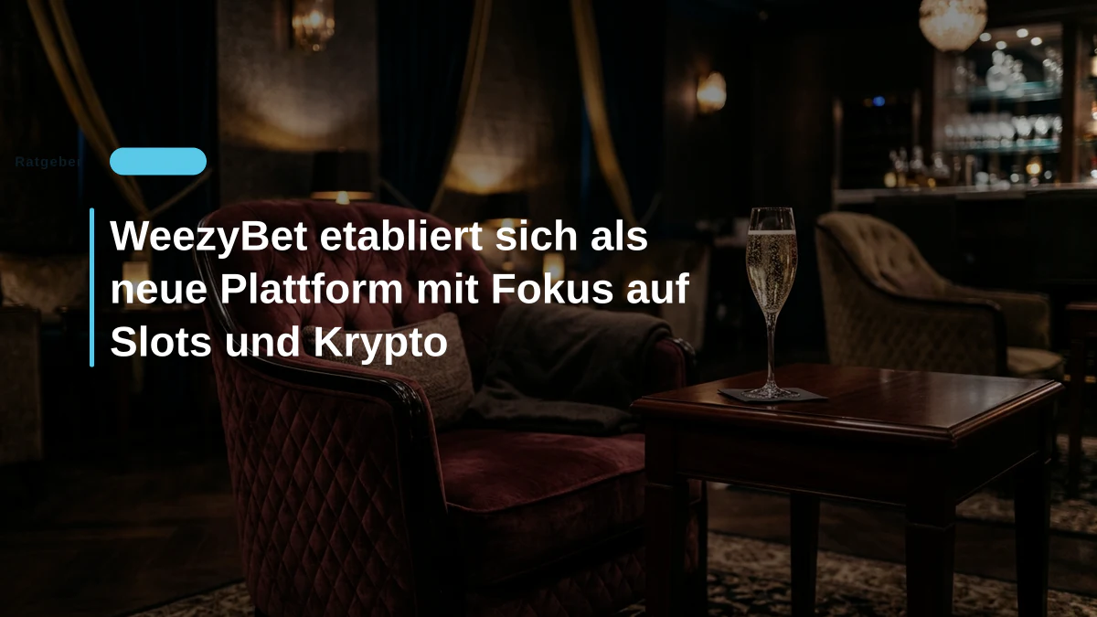WeezyBet etabliert sich als neue Plattform mit Fokus auf Slots und Krypto