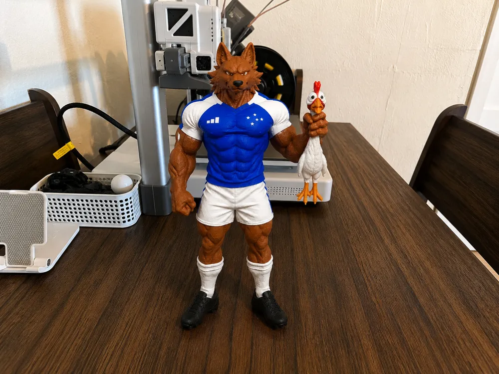 Mascote Cruzeiro — modelo 3D da Central do Empreendedor 3D