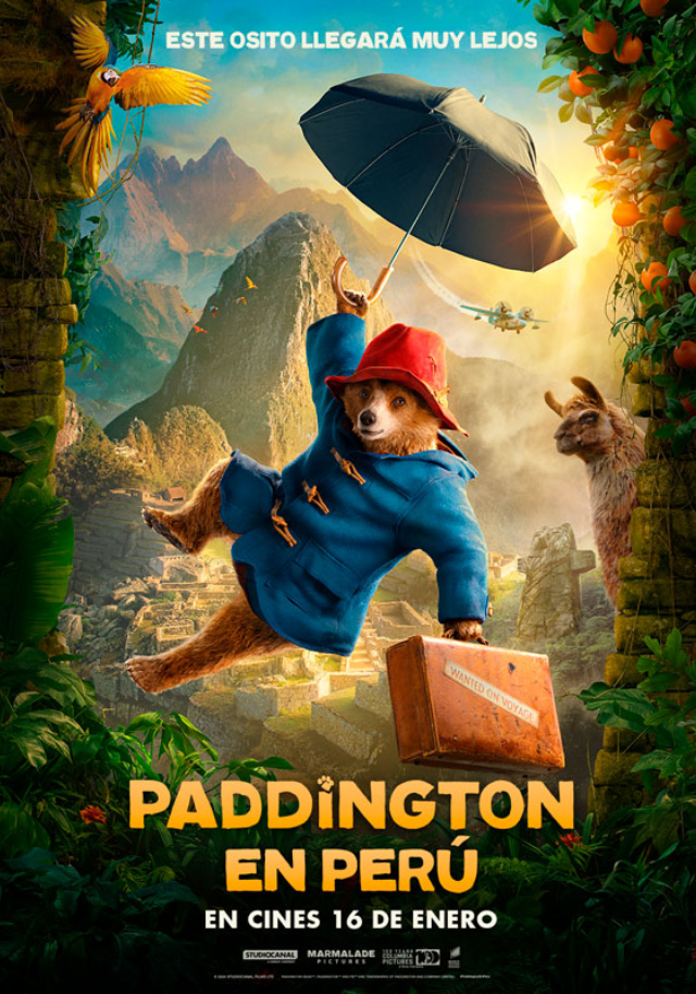 Póster de Paddington en Perú