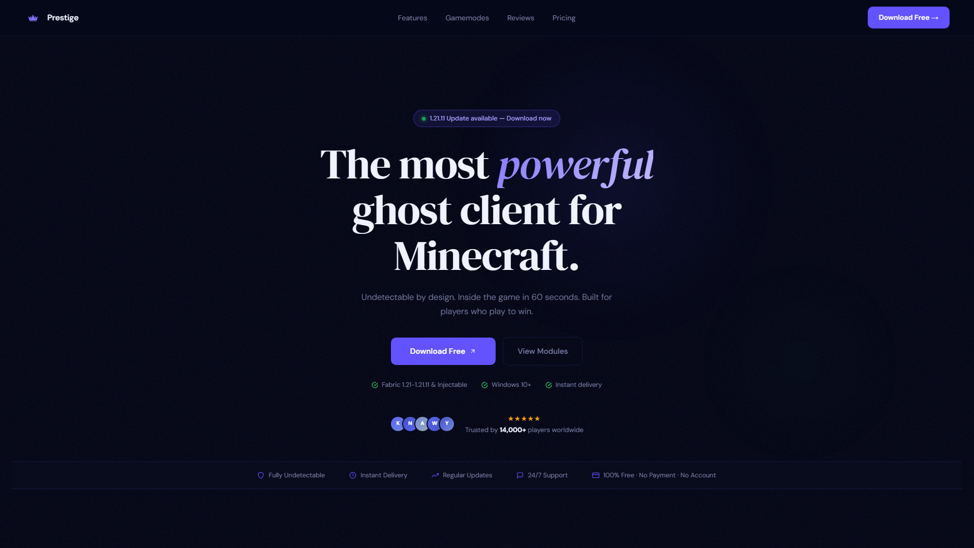 Stored capture of prestige-client.live