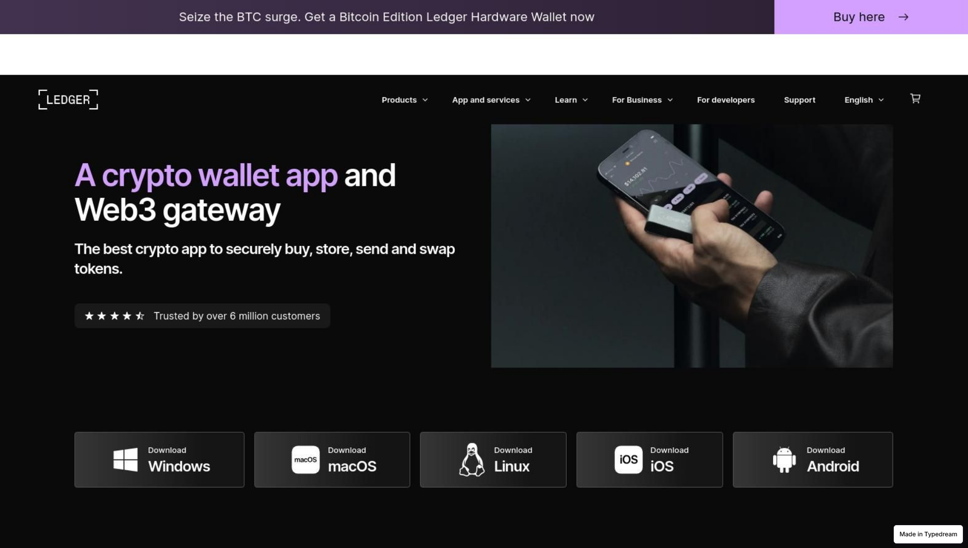 Stored capture of docs-ledger-live-feq.typedream.app