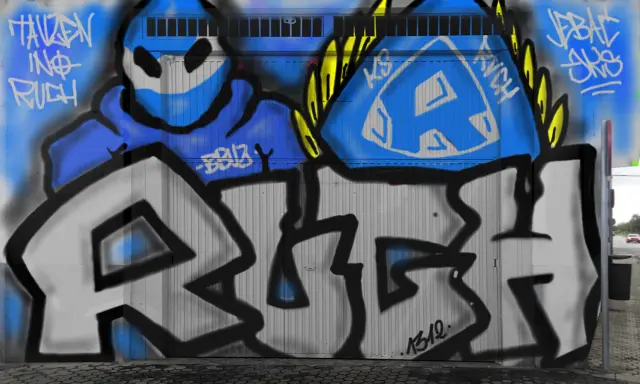 Graffiti artwork by vandald