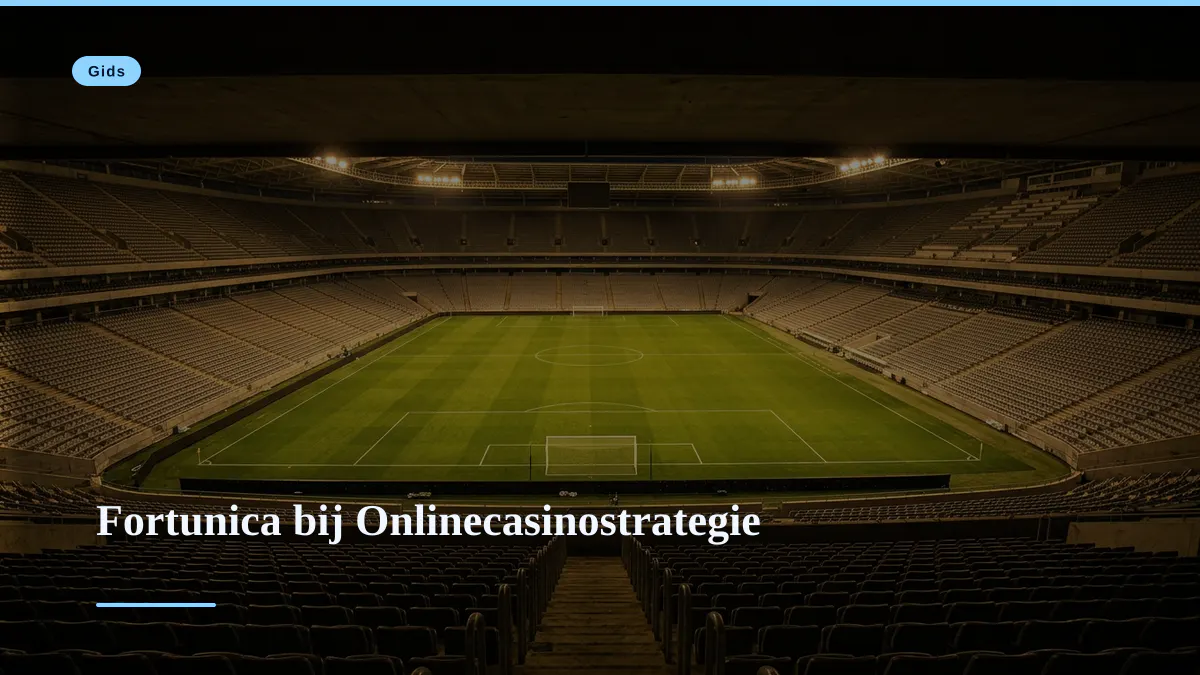 Fortunica bij Onlinecasinostrategie