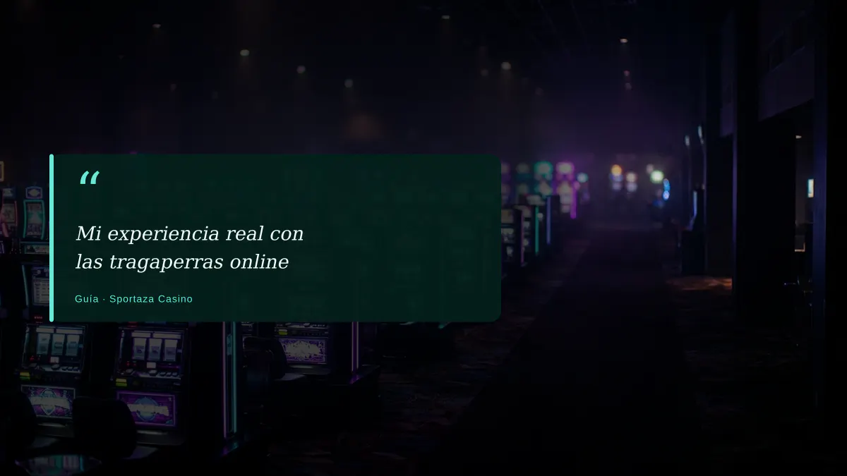 Mi experiencia real con las tragaperras online