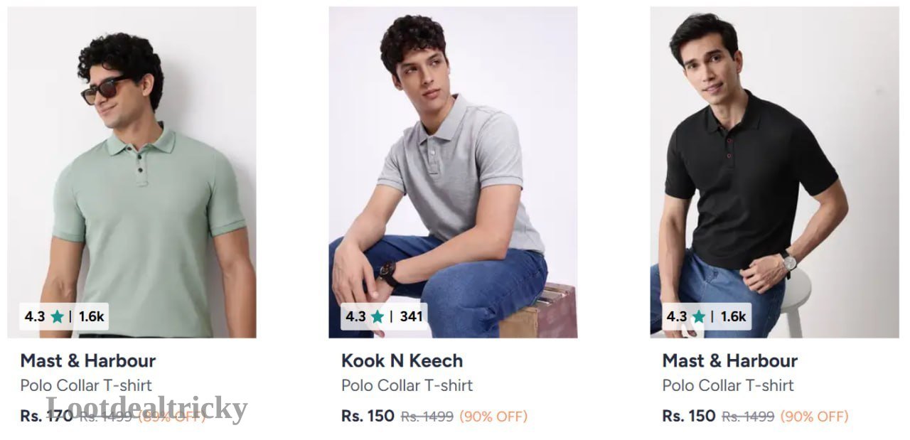 Polo Tshirt From | Loot Ka Maal