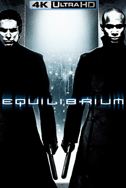 Equilibrium 2002, 4K, MOVIE, COVER, BOX, FILM, ART, SCI-FI, ACTION, Kurt Wimmer, Emily Watson, Christian Bale, Kurt Wimmer, Sean Bean, 2003 UK