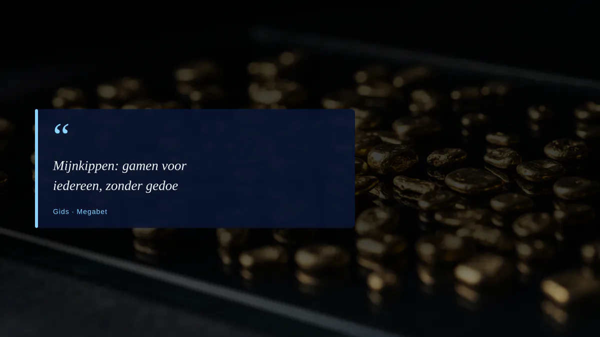 Mijnkippen: gamen voor iedereen, zonder gedoe