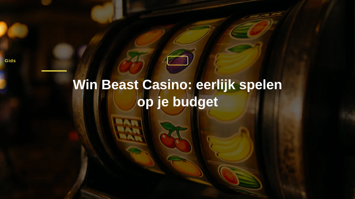 Win Beast Casino: eerlijk spelen op je budget