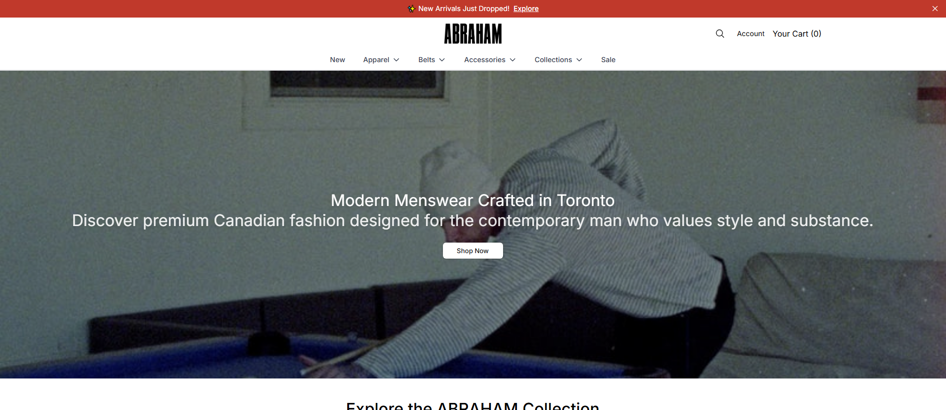 Stored capture of abrhm.shop