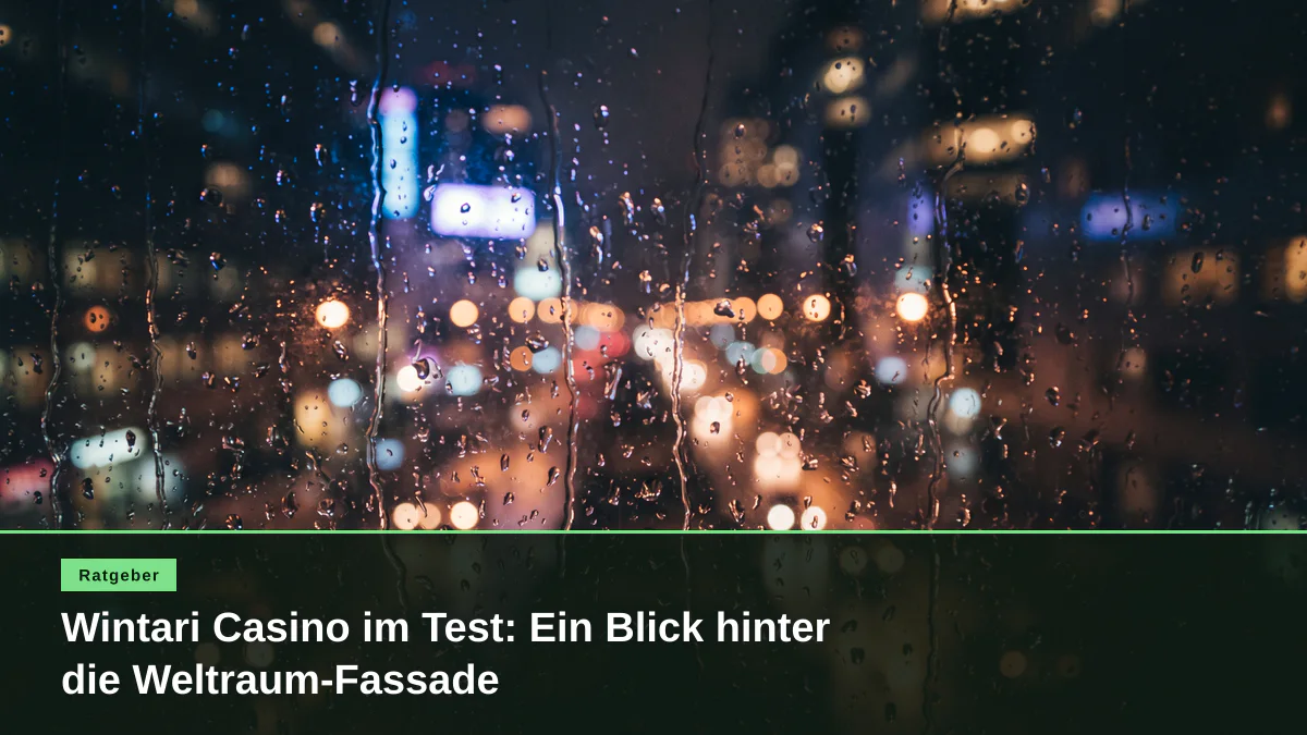 Wintari Casino im Test: Ein Blick hinter die Weltraum-Fassade