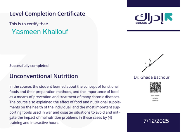 Unconventional Nutrition