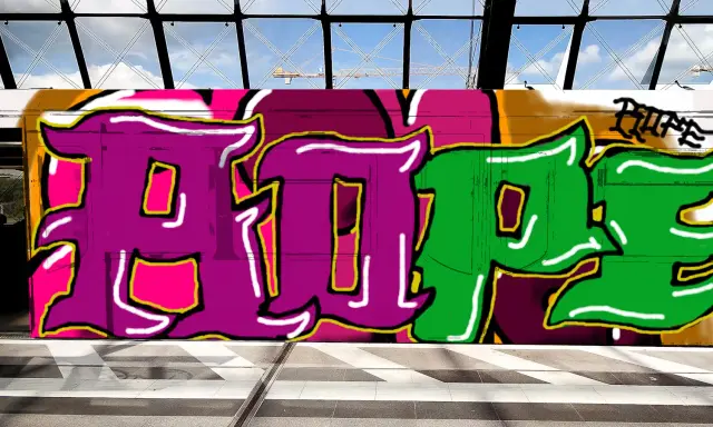 Graffiti artwork by rope12