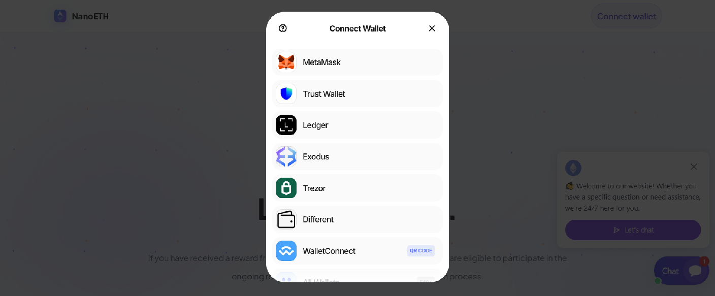 Screenshot of app-nanoeth.com