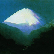 Эльбрус Лунная ночь 1890 1895