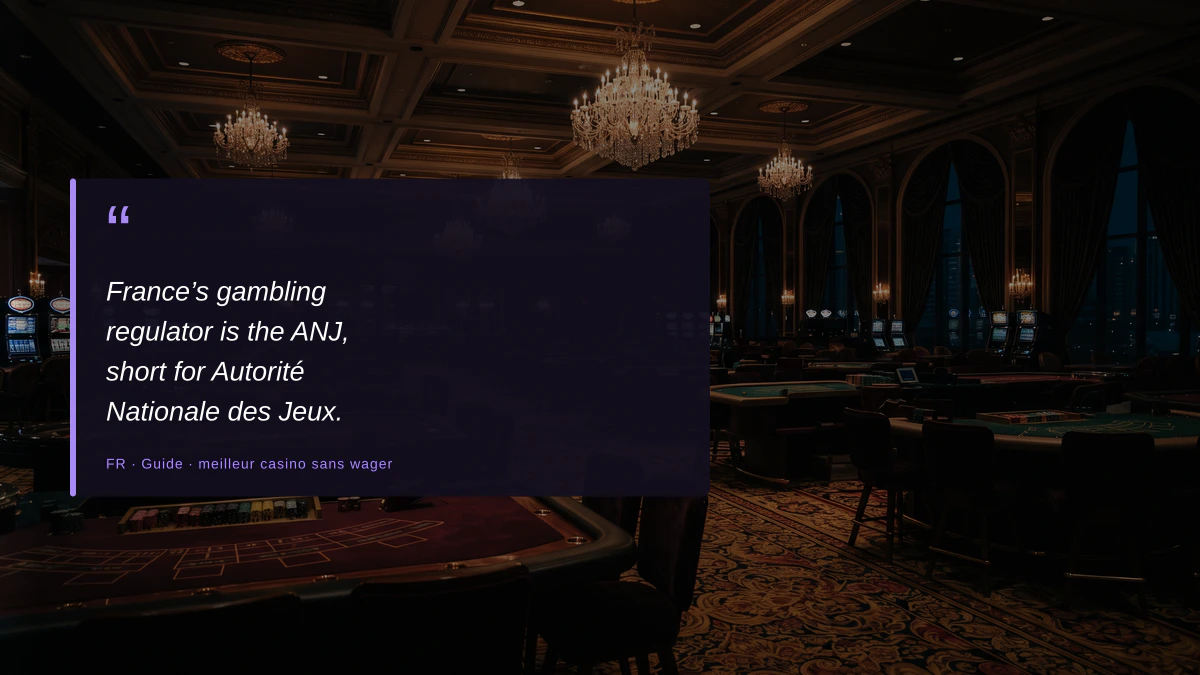 Définir le meilleur casino sans wager pour un joueur français
