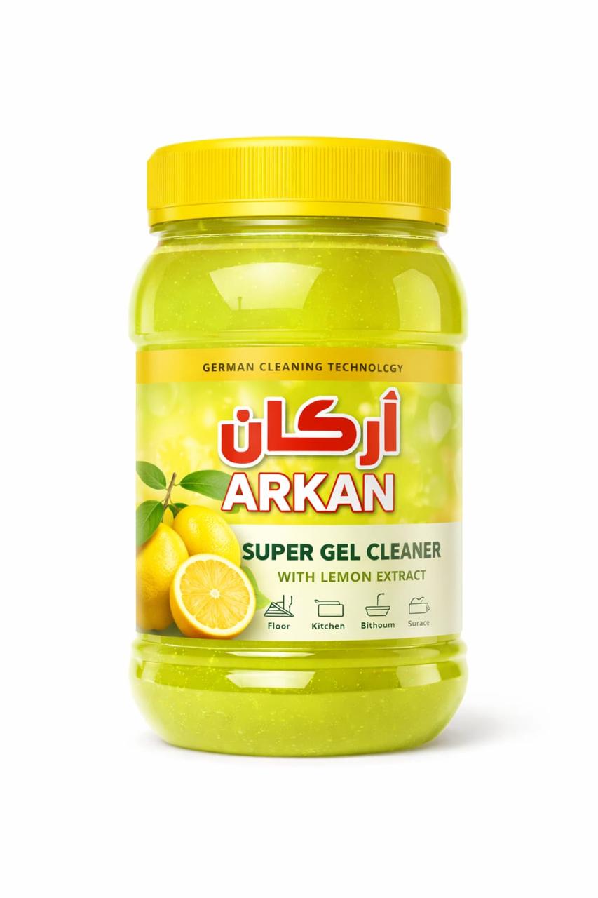 أركان سوبر جل منظف ومطهر (الليمون)