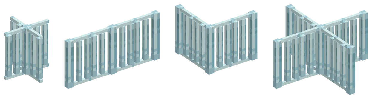 glass bars row