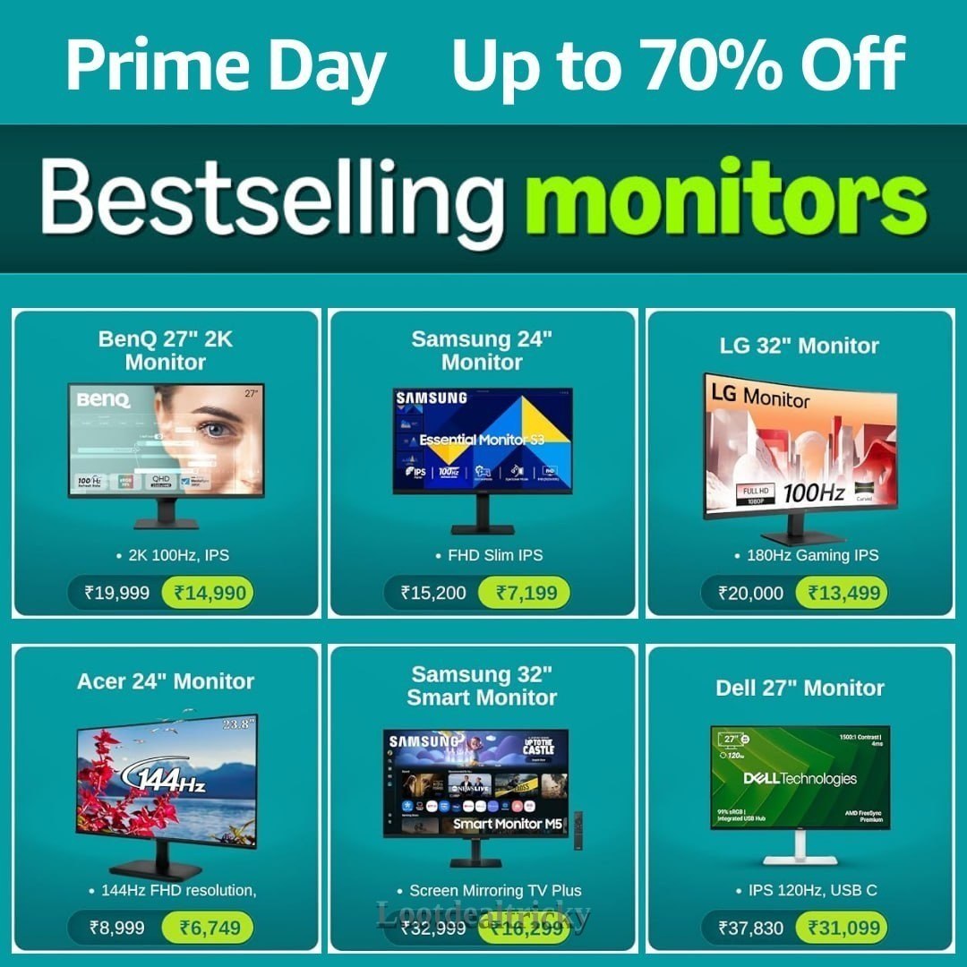 Prime Day Sale – Excellent Saving Offer @ ₹10 (70%) Prime Day Sale – Excellent Saving Offer @ ₹10 (70%)