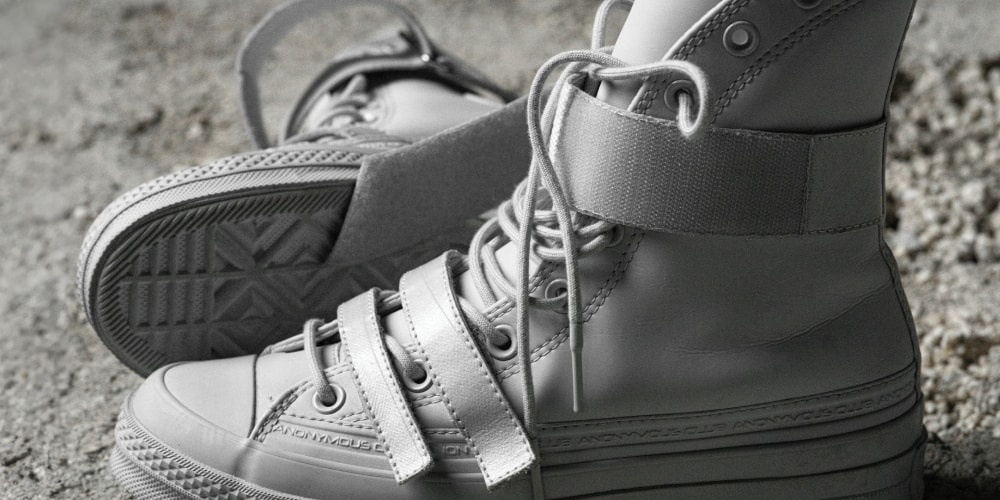 New Converse x Anonymous Club Collection: Brutalist Streetwear Style