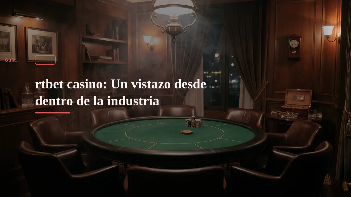 rtbet casino: Un vistazo desde dentro de la industria