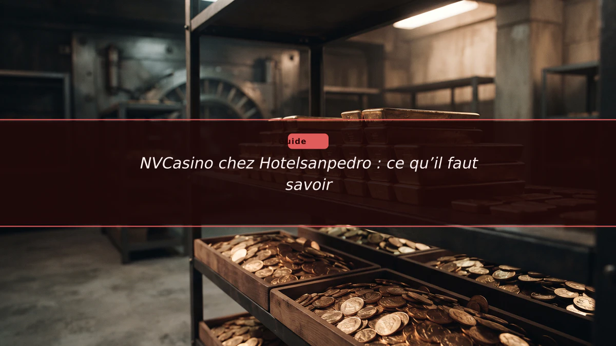 NVCasino chez Hotelsanpedro : ce qu’il faut savoir