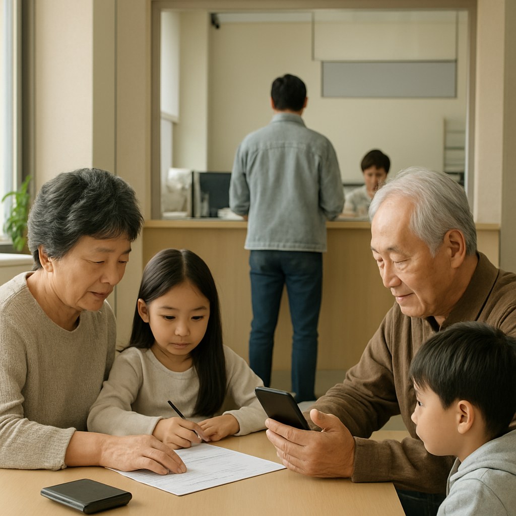grandparents grandchildren seoul palace