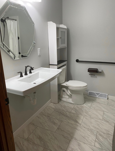 Accessible bathroom installation, Wisconsin